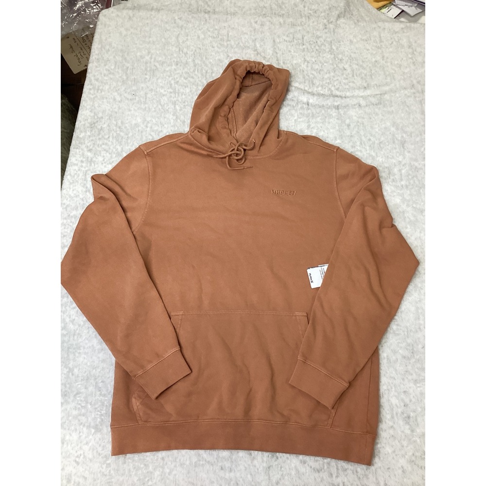 Hurley Naturals Mens Martian‎ Rust Pullover Hoodie Sweatshirt M HFA25MMFT04693